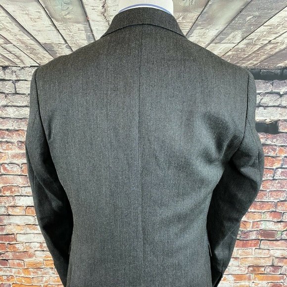 Stafford Signature Classic Fit Grey Tweed Blazer - Picture 3 of 7